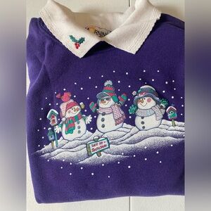 Vintage snowman sweater